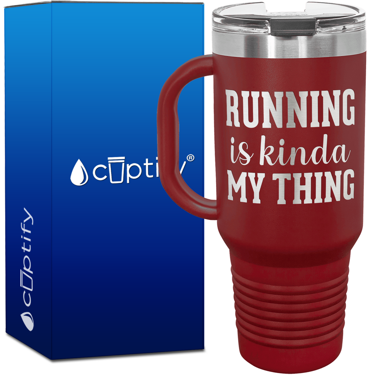 Running is Kinda My Thing 40oz Running Travel Mug