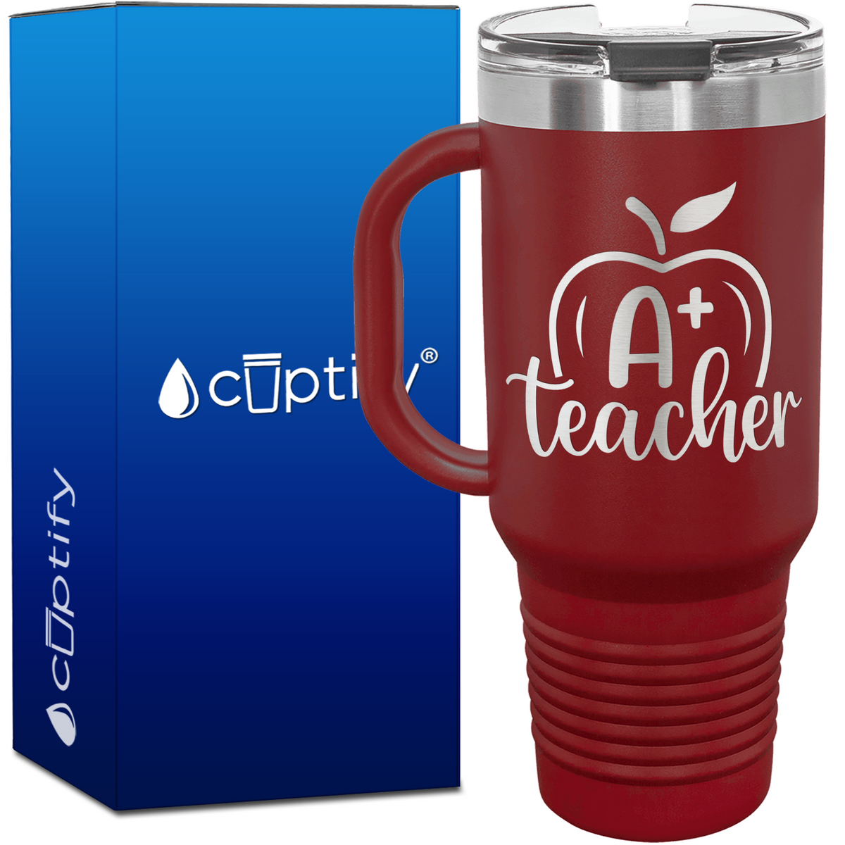 A+ Teacher 40oz Teacher Travel Mug
