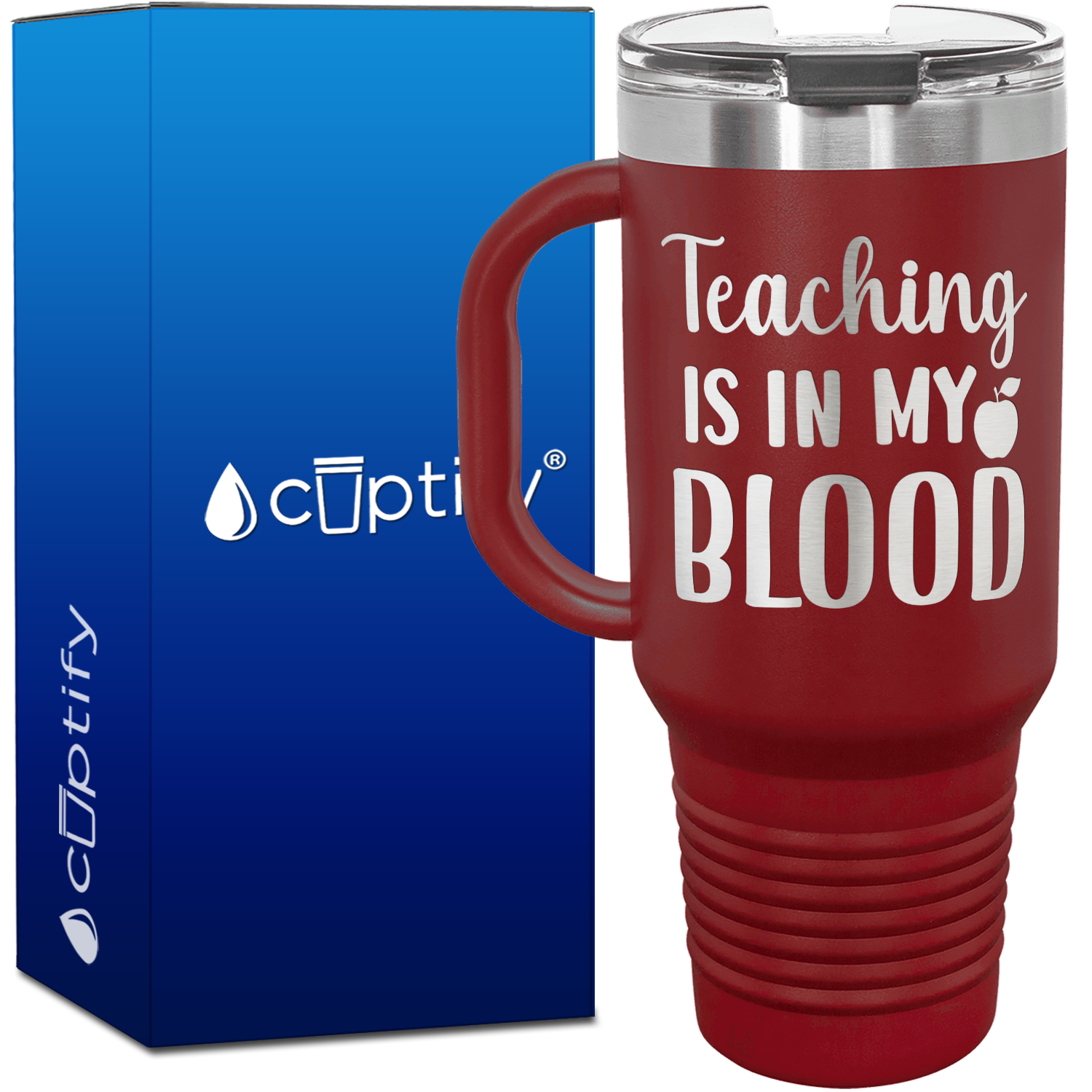 Teaching is in My Blood 40oz Teacher Travel Mug