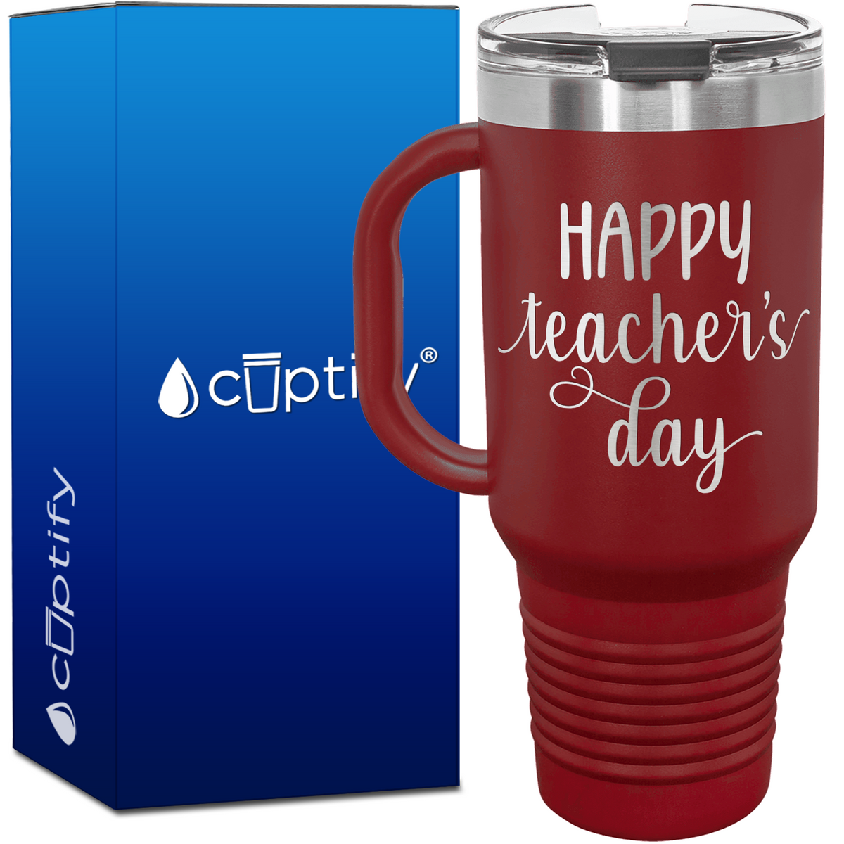 Happy Teacher's Day 40oz Teacher Travel Mug