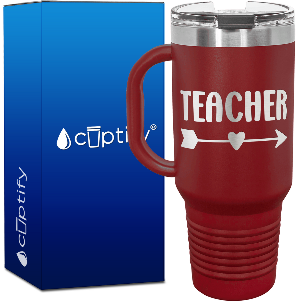Teacher 40oz Teacher Travel Mug