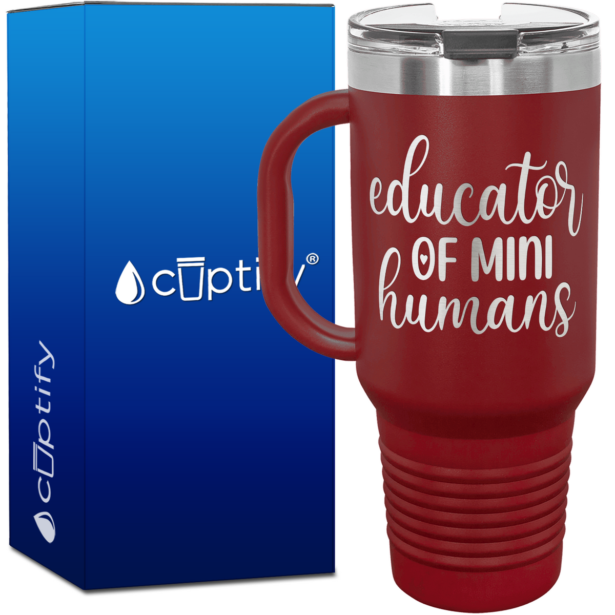 Educator of Mini Humans 40oz Teacher Travel Mug