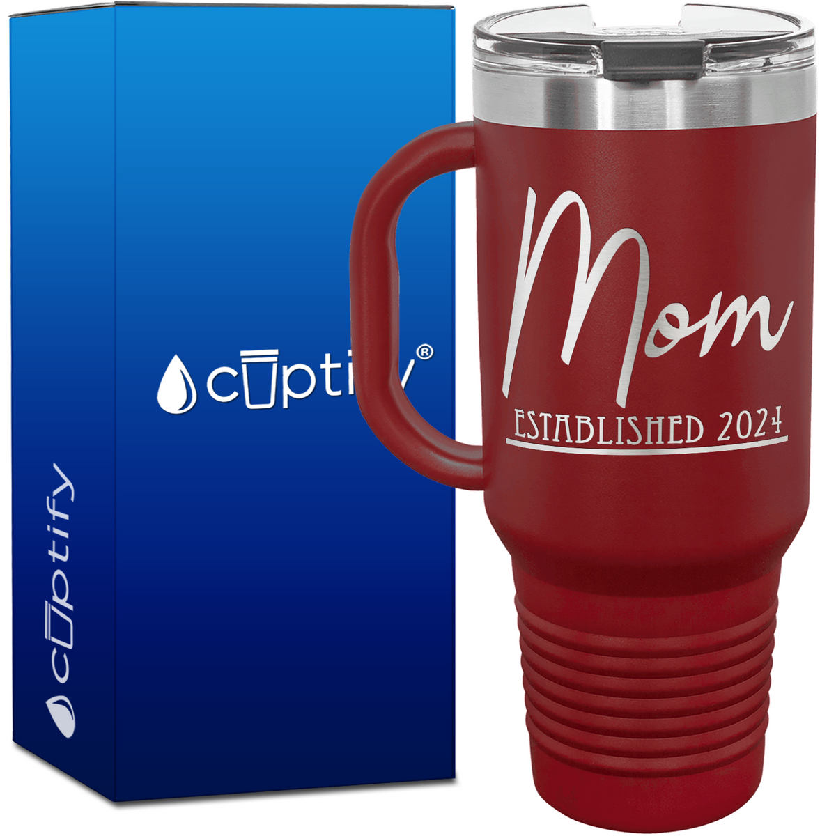 Mom Established 40oz Mom Travel Mug