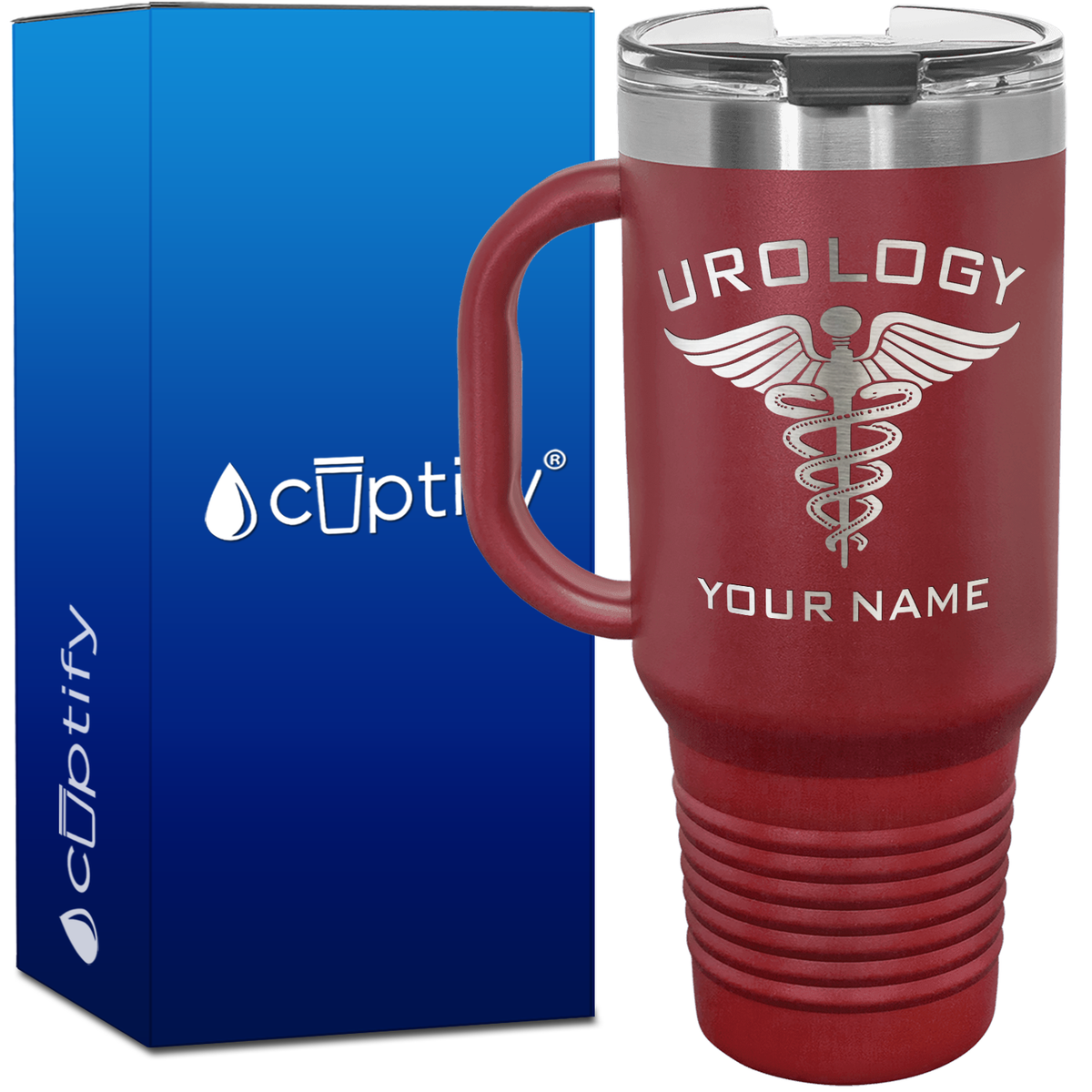 Personalized Urology 40oz Medical Travel Mug