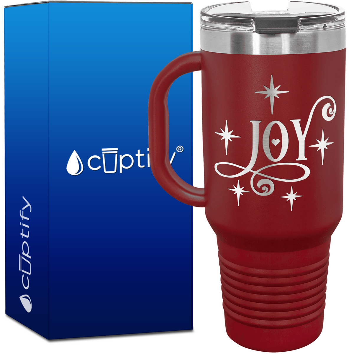 Joy 40oz Christmas Travel Mug