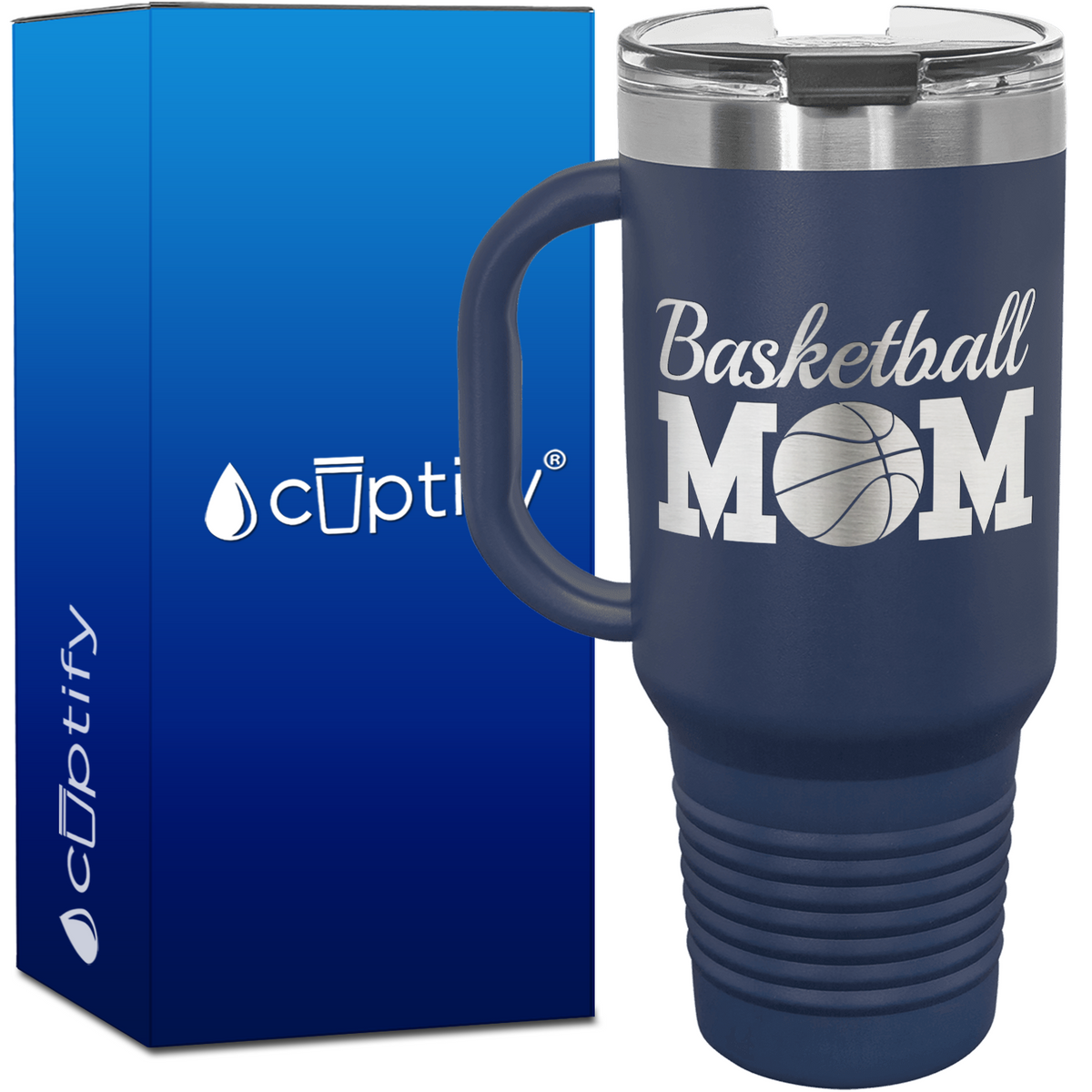 Basketball Mom 40oz Mom Travel Mug
