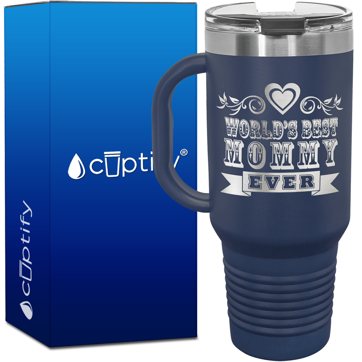 Worlds Best Mom Ever 40oz Mom Travel Mug