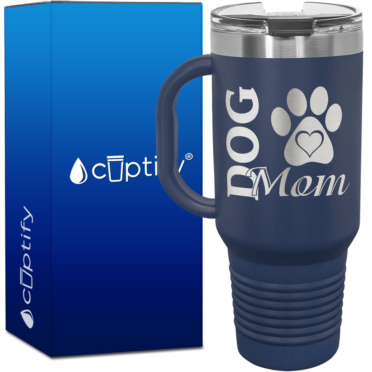 Dog Mom 40oz Mom Travel Mug
