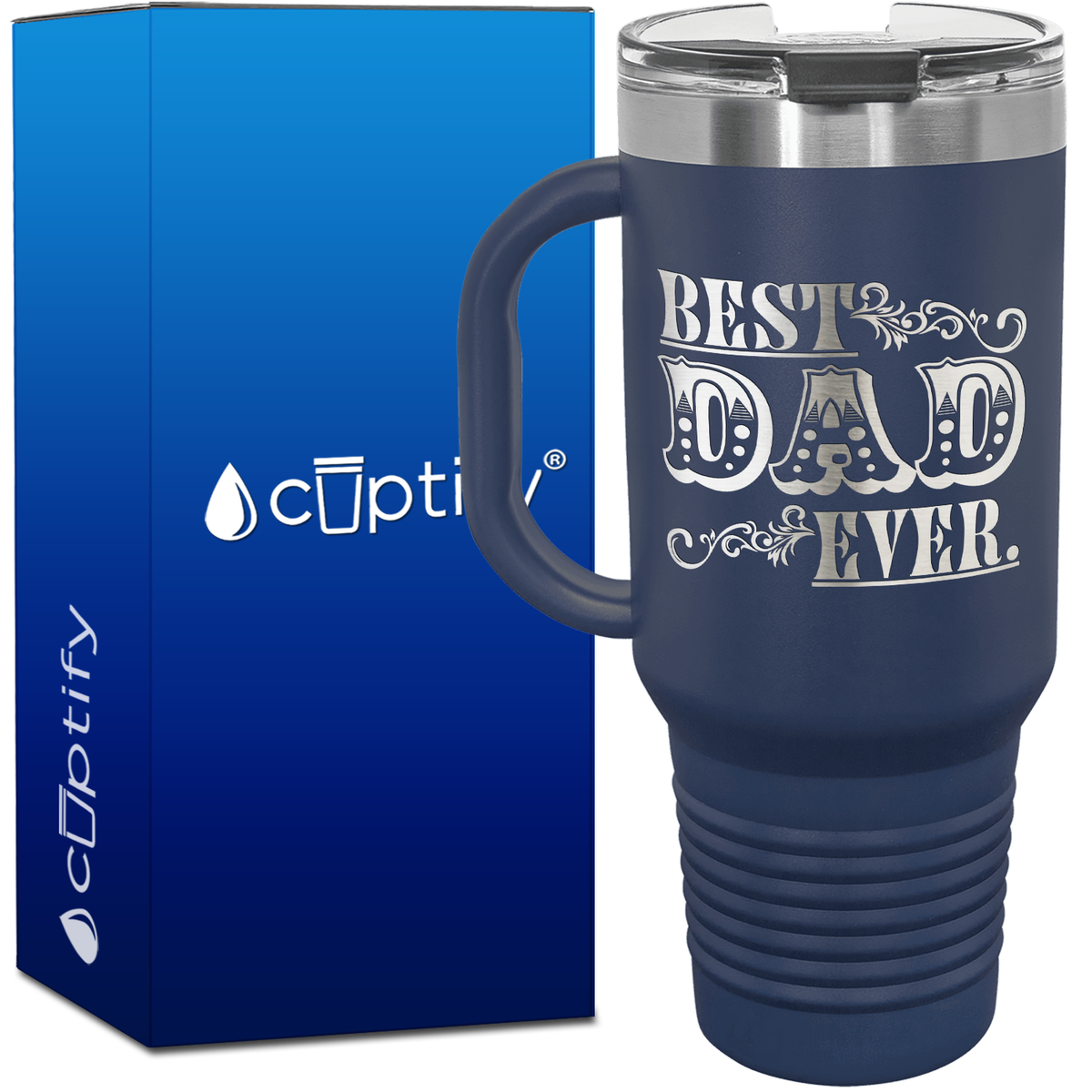Best Dad Ever 40oz Dad Travel Mug