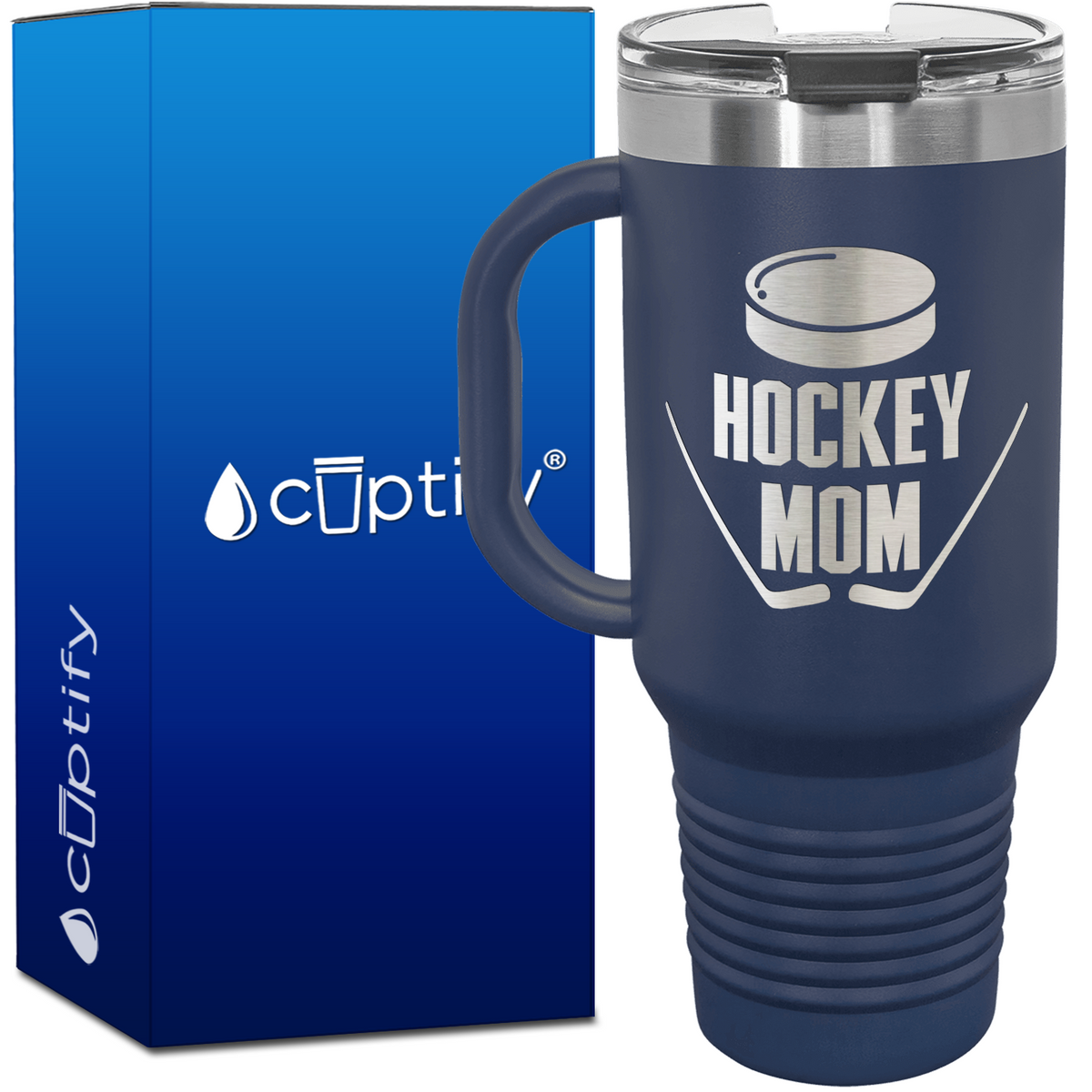 Hockey Mom 40oz Travel Mug