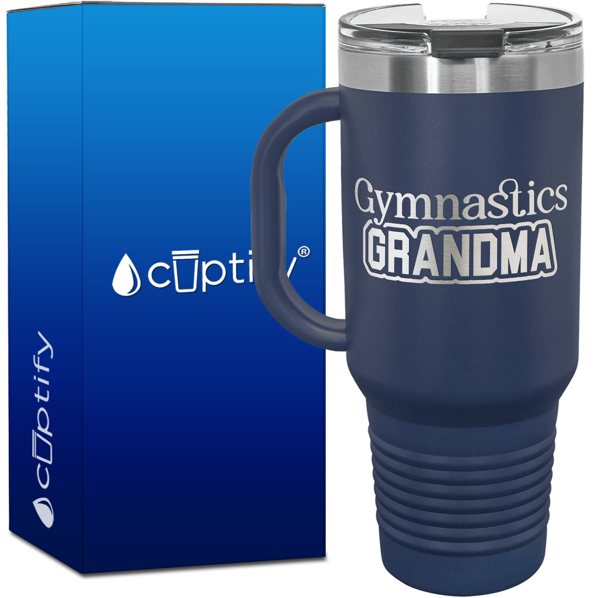 Gymnastics Grandma 40oz Gymnastics Travel Mug