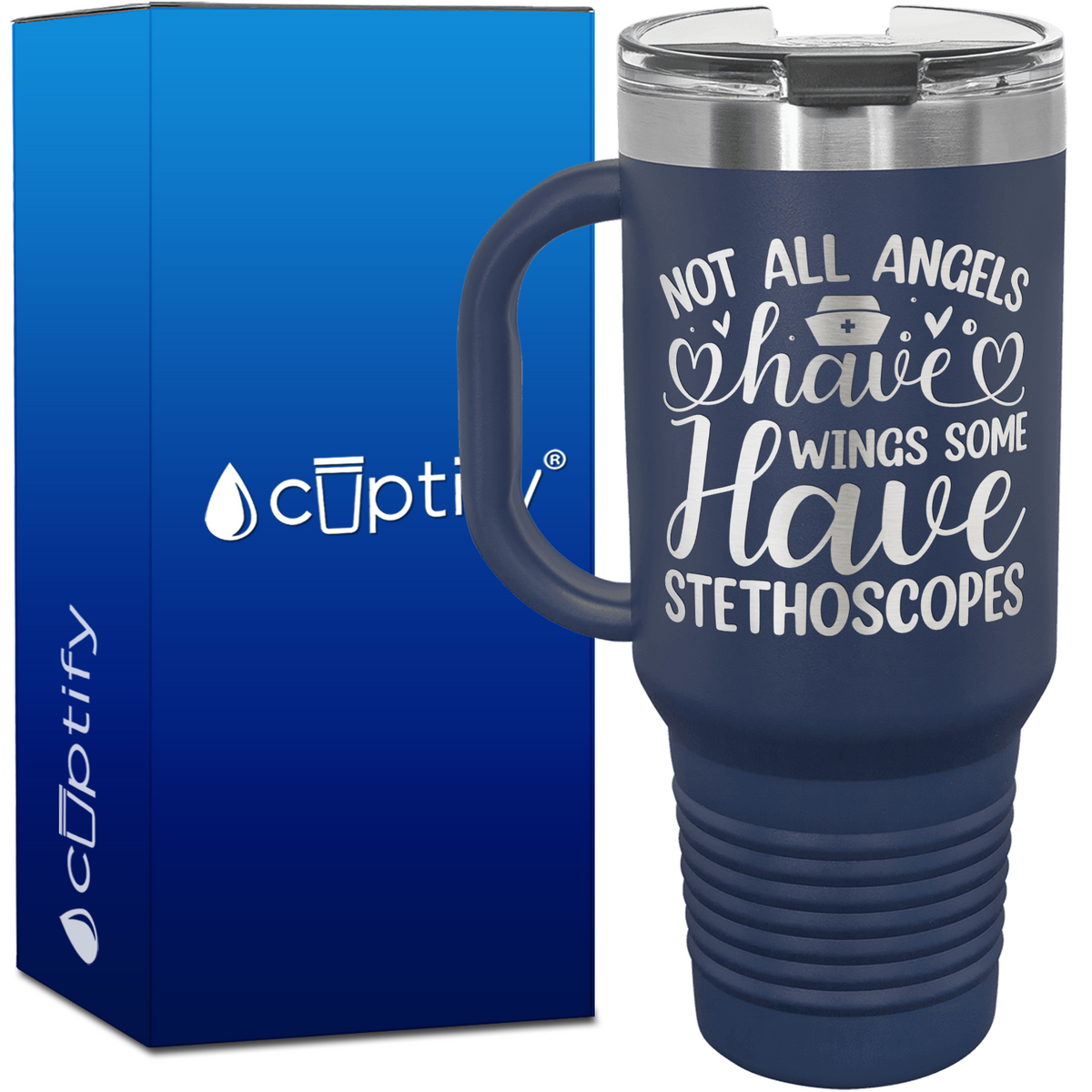Not All Angels Have Wings 40oz Nurse Travel Mug