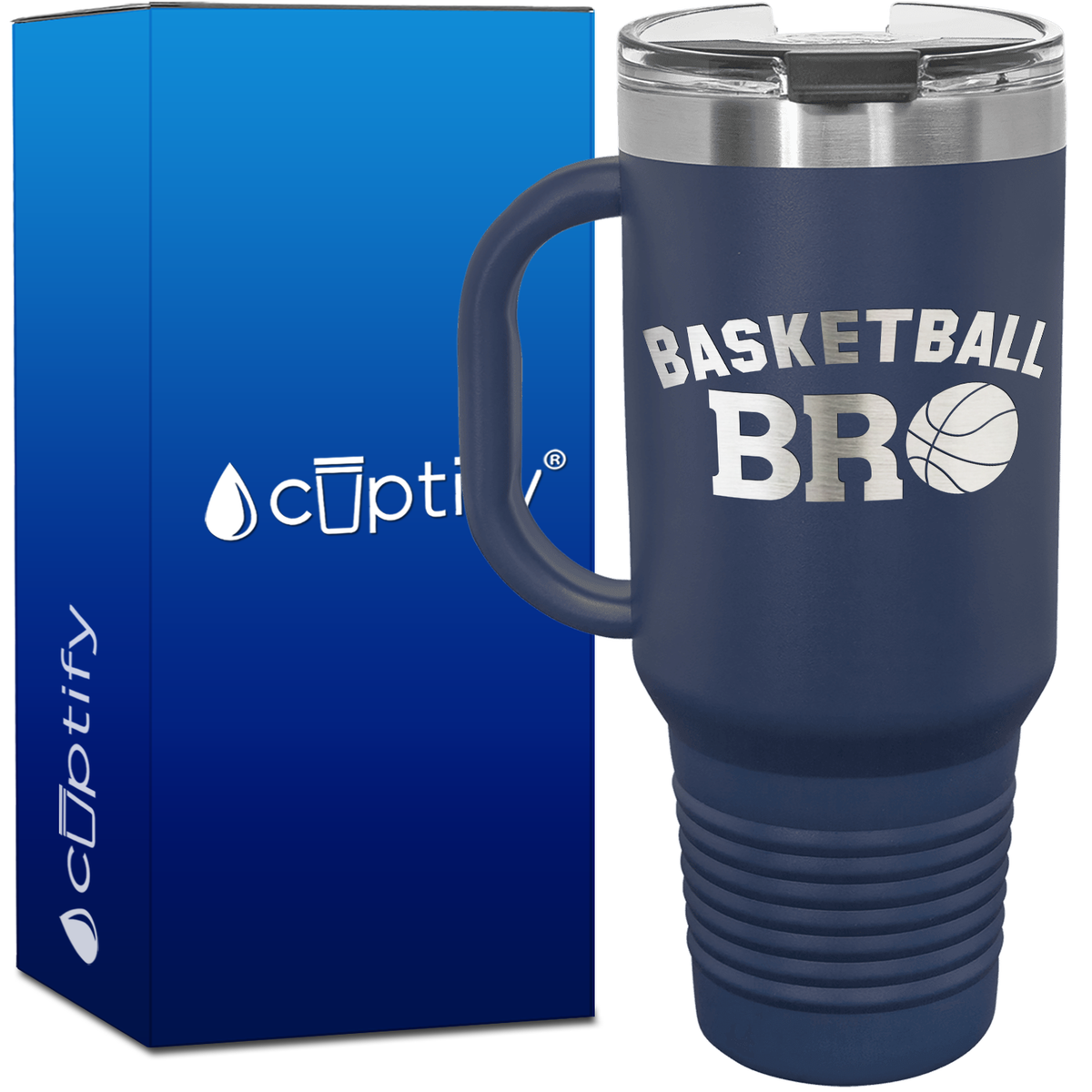 Basketball Bro 40oz Basketball Travel Mug