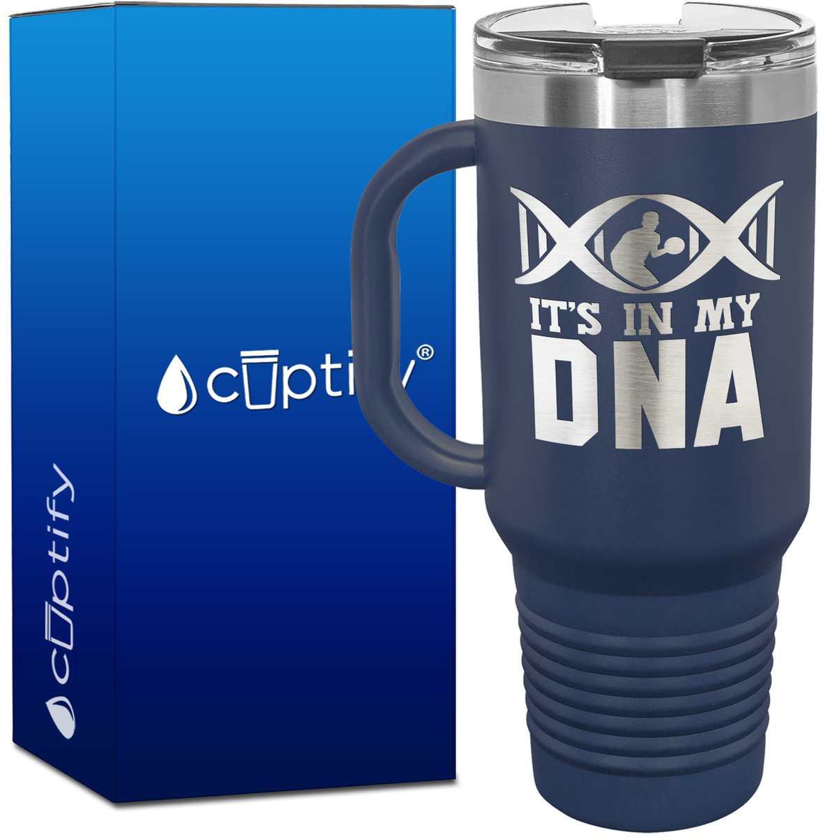 It's in My DNA 40oz Basketball Travel Mug