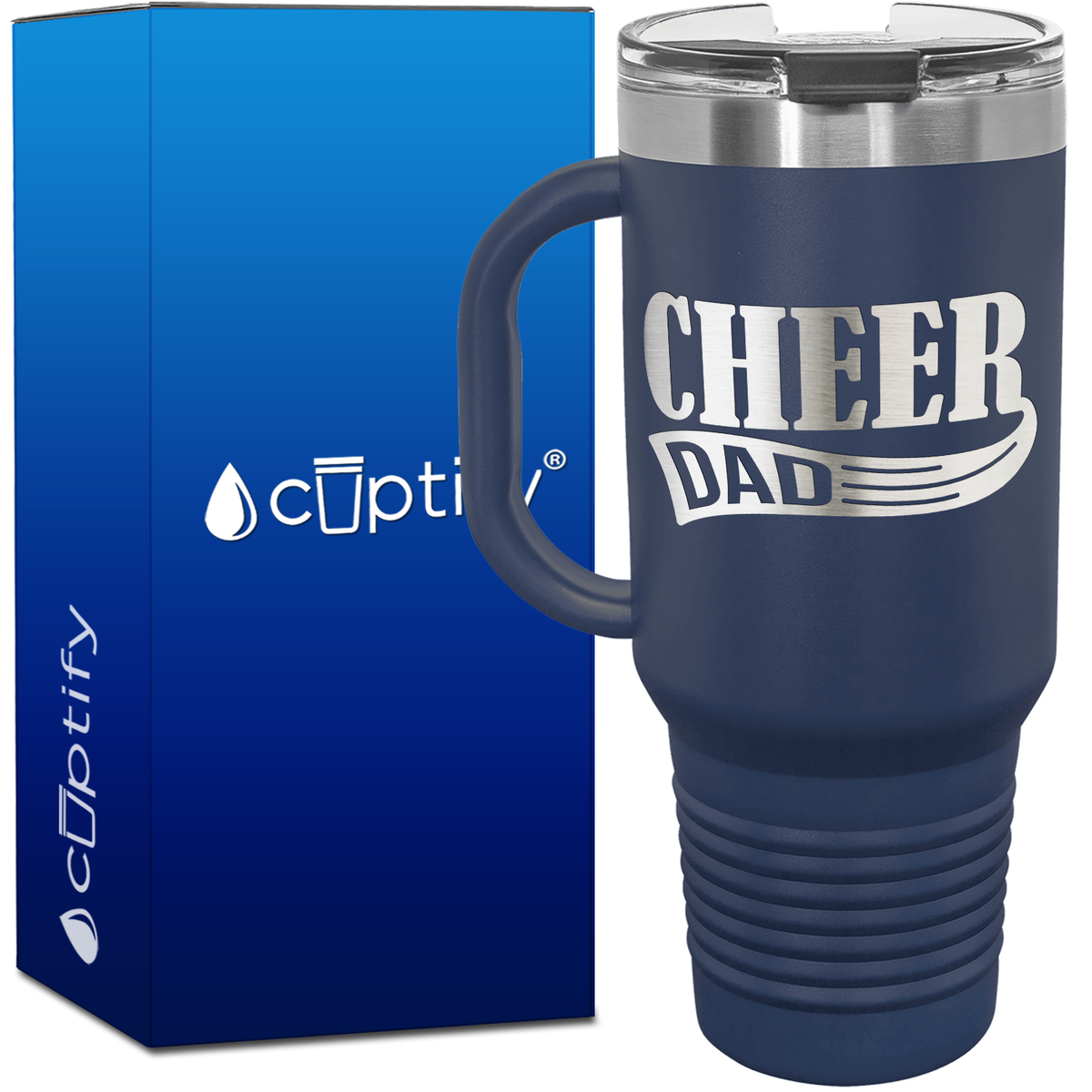 Cheer Dad 40oz Cheer Travel Mug