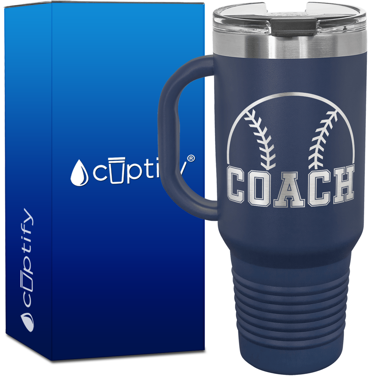 Baseball Coach 40oz Coach Travel Mug