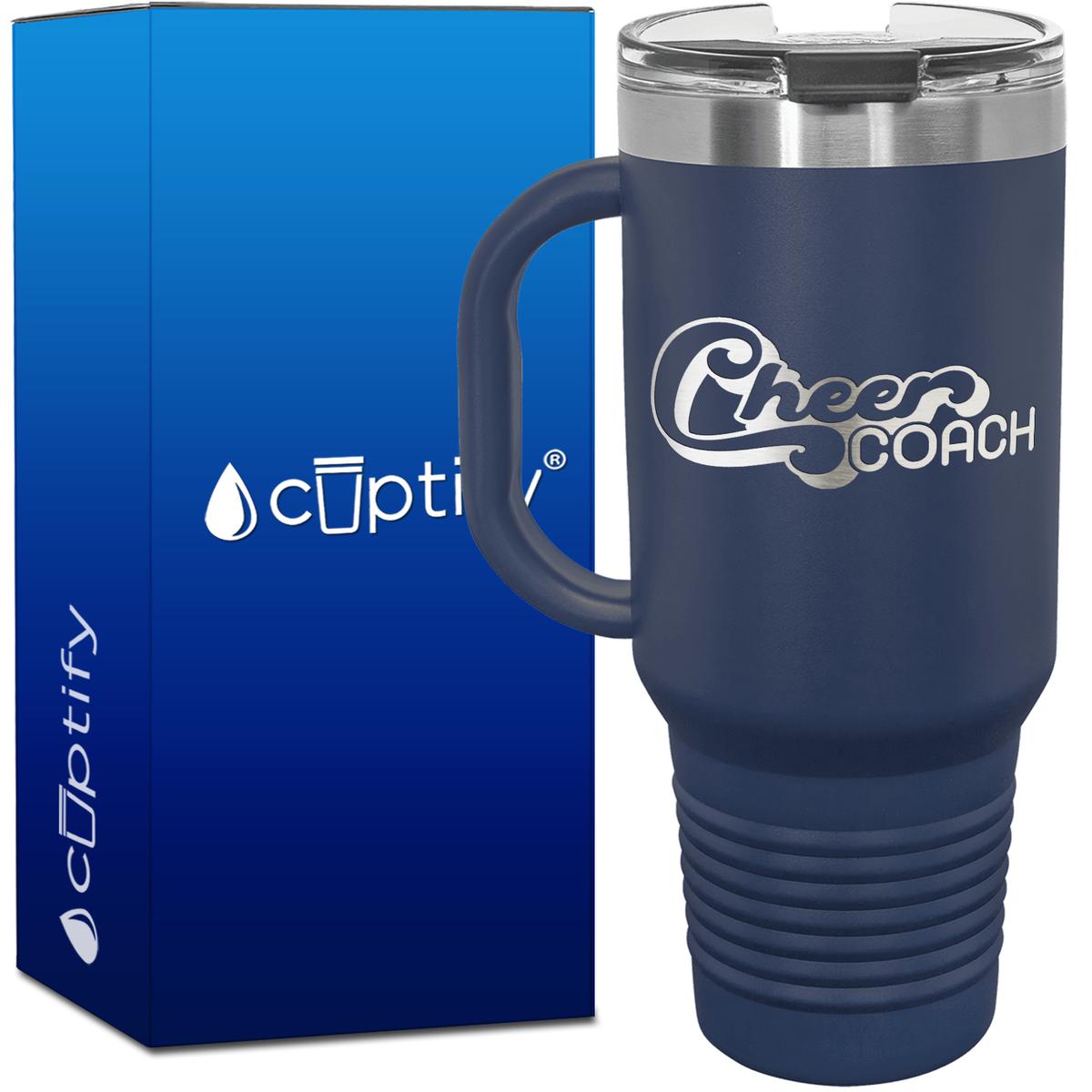 Cheer Coach 40oz Coach Travel Mug