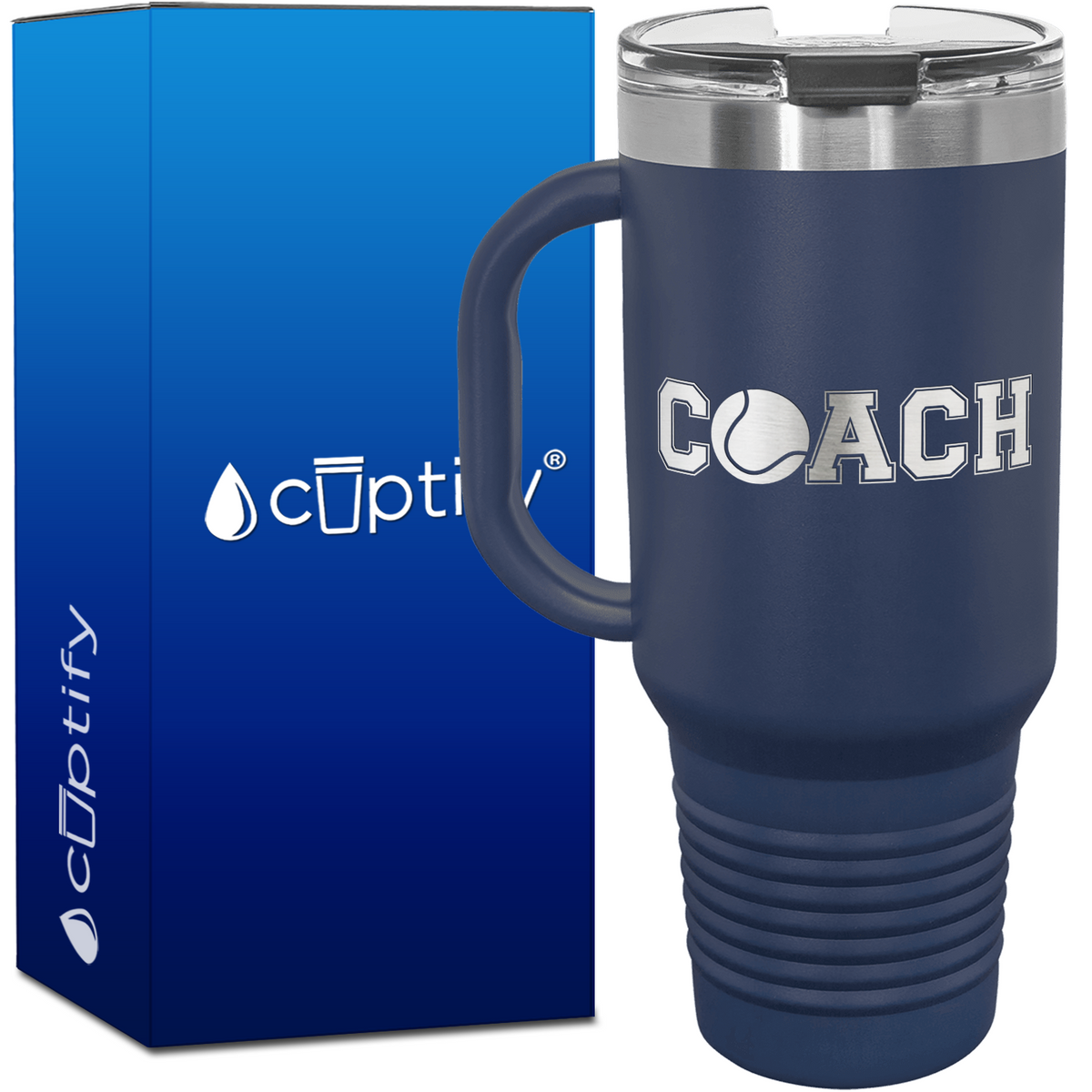 Coach Tennis 40oz Coach Travel Mug