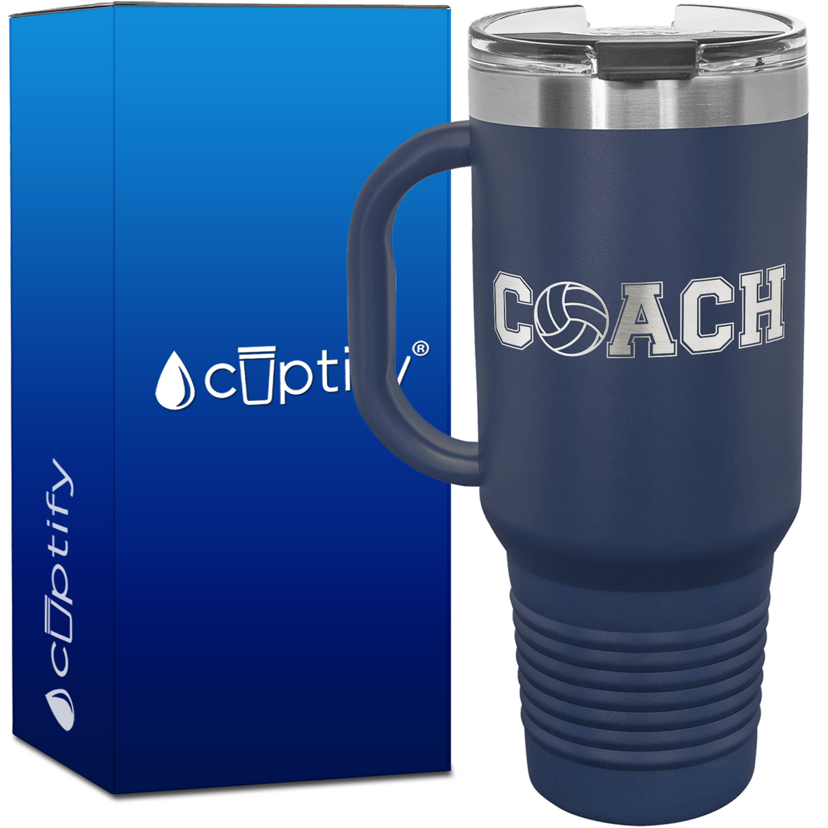 Coach Volleyball 40oz Coach Travel Mug