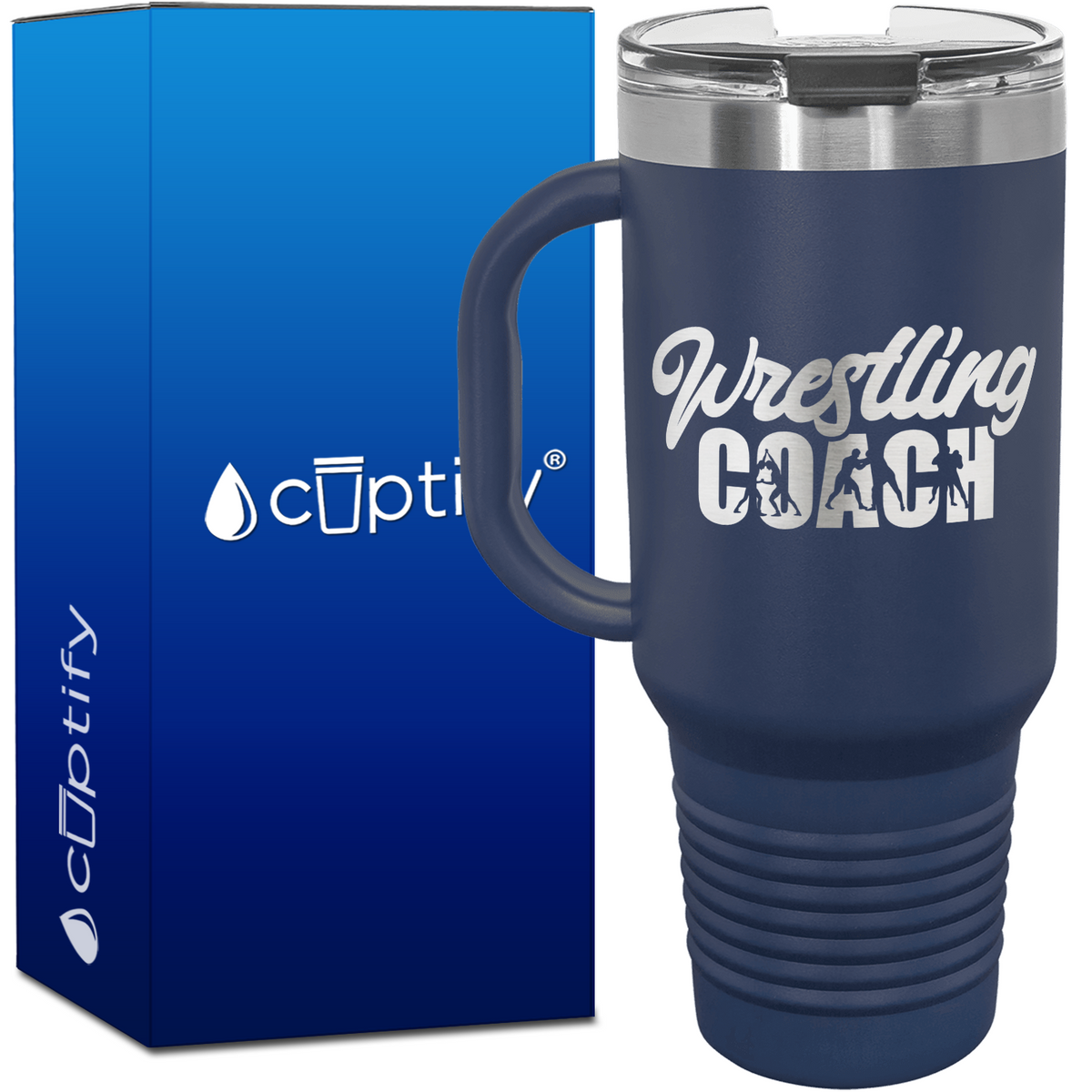 Wrestling Coach 40oz Coach Travel Mug