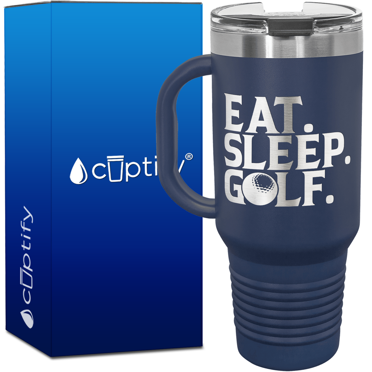 Eat Sleep Golf 40oz Golf Travel Mug