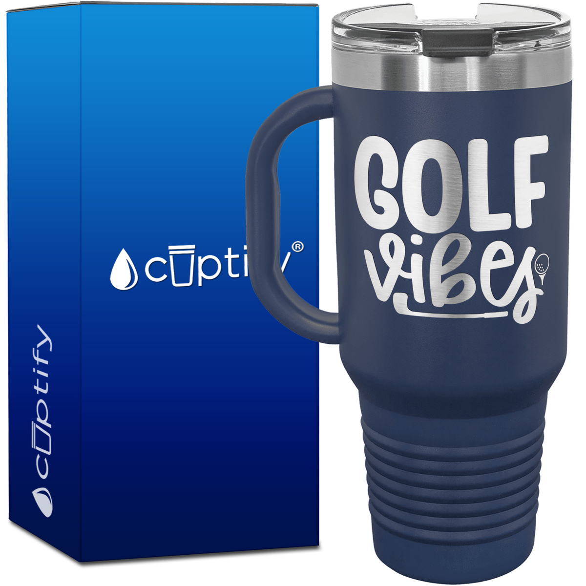 Golf Vibes 40oz Golf Travel Mug