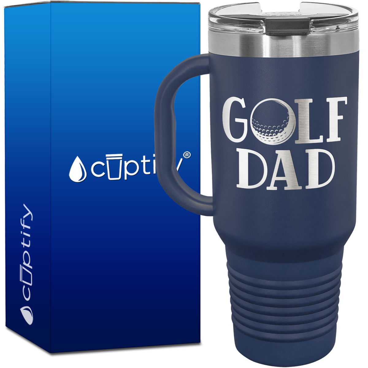 Golf Dad 40oz Golf Travel Mug