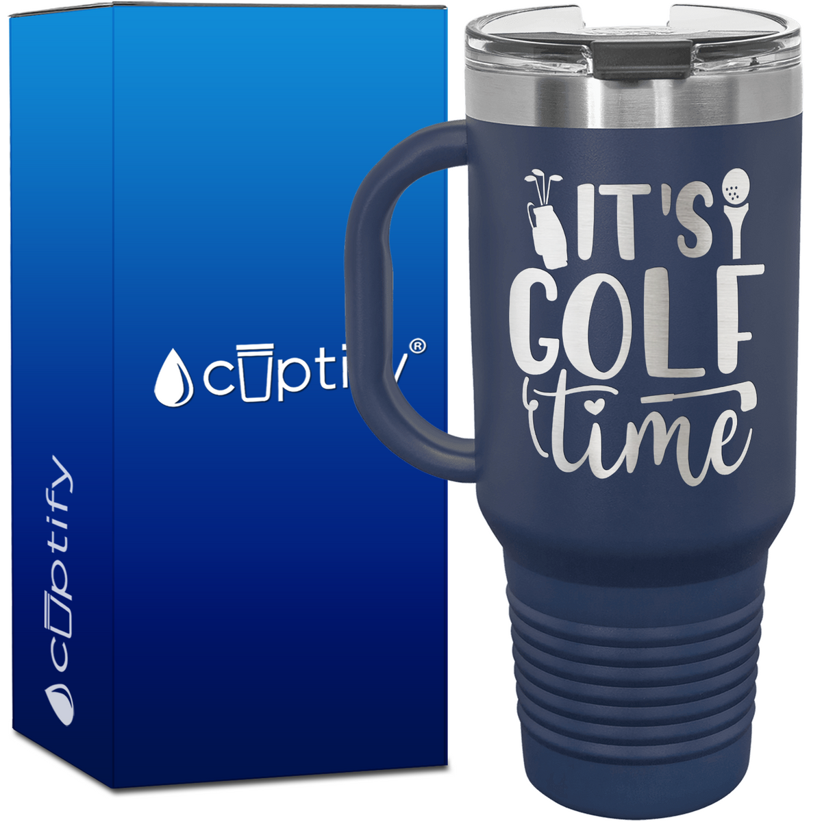 It's Golf Time 40oz Golf Travel Mug