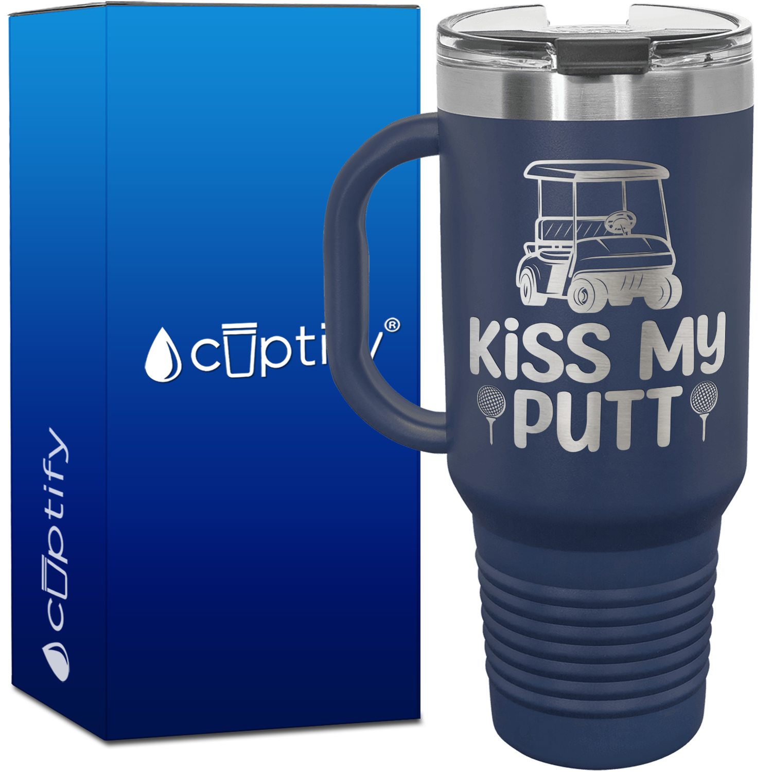 Kiss My Putt 40oz Golf Travel Mug
