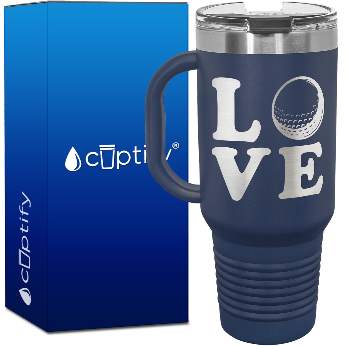 Love Golf 40oz Golf Travel Mug