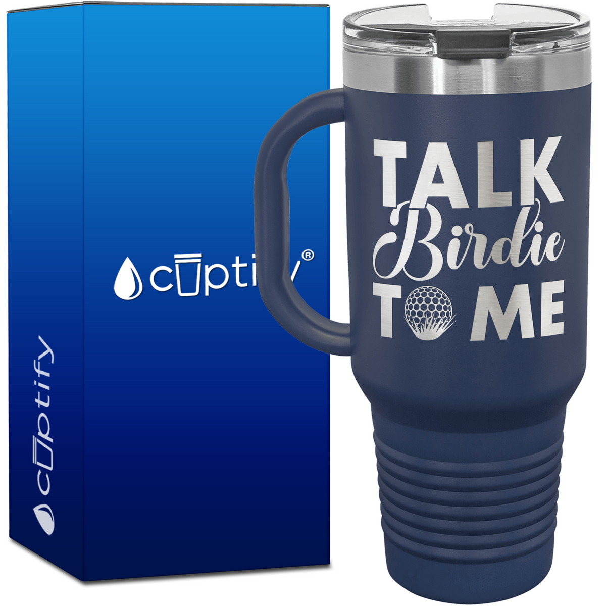 Talk Birdie to Me 40oz Golf Travel Mug