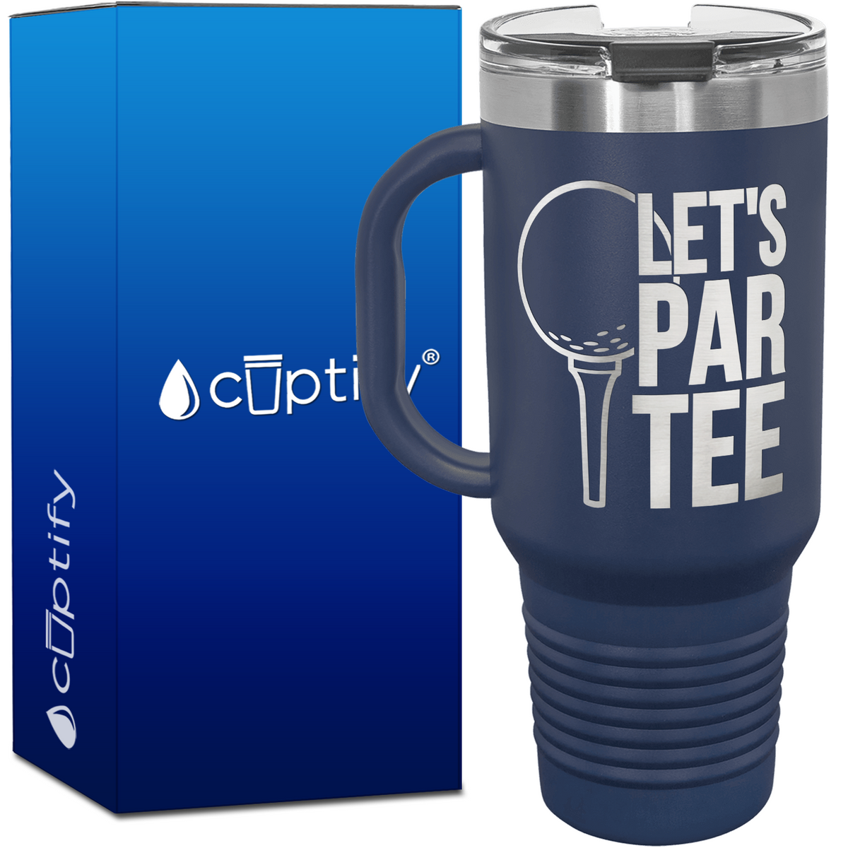 Golf Let's Par Tee 40oz Golf Travel Mug