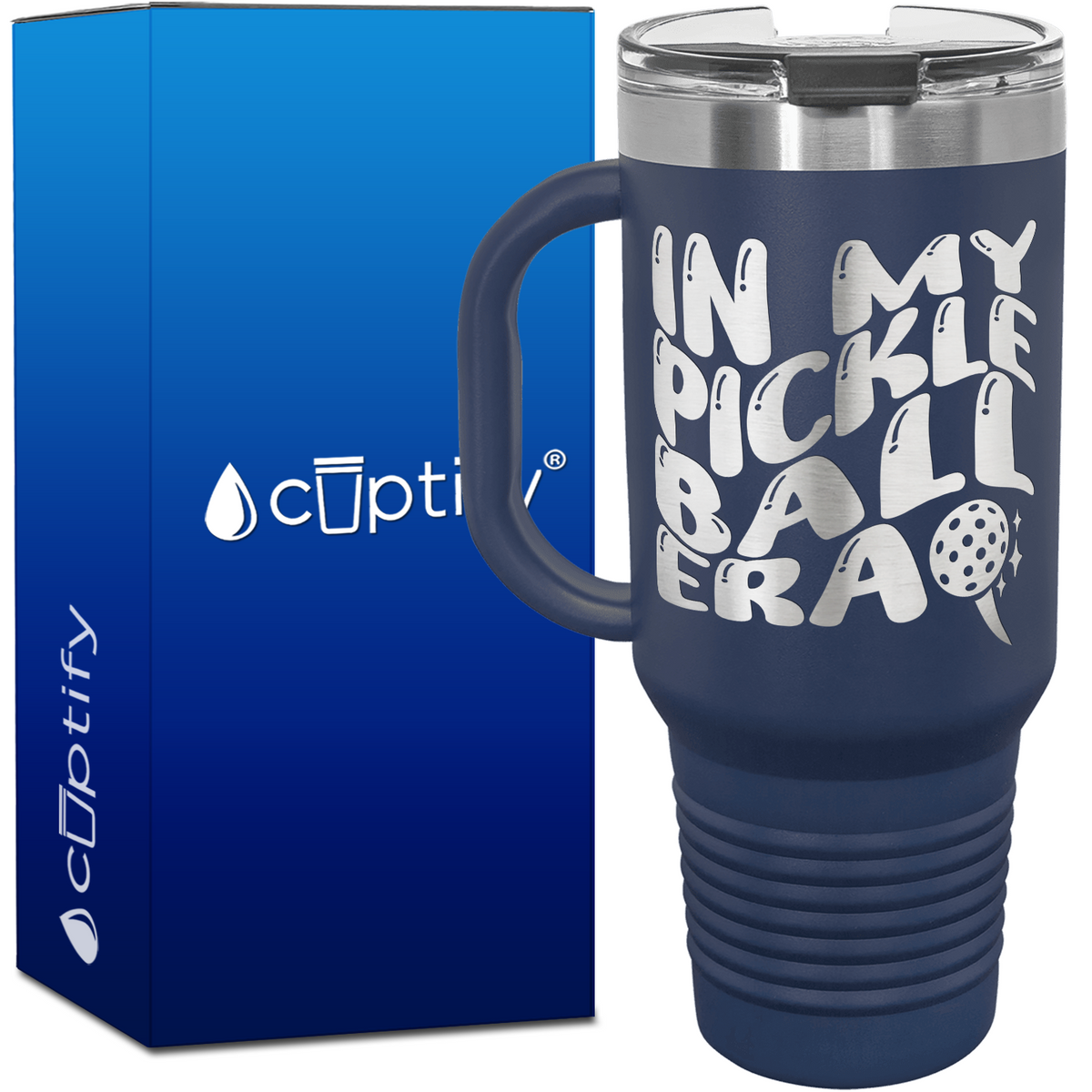 In My Pickleball Era 40oz Pickleball Travel Mug