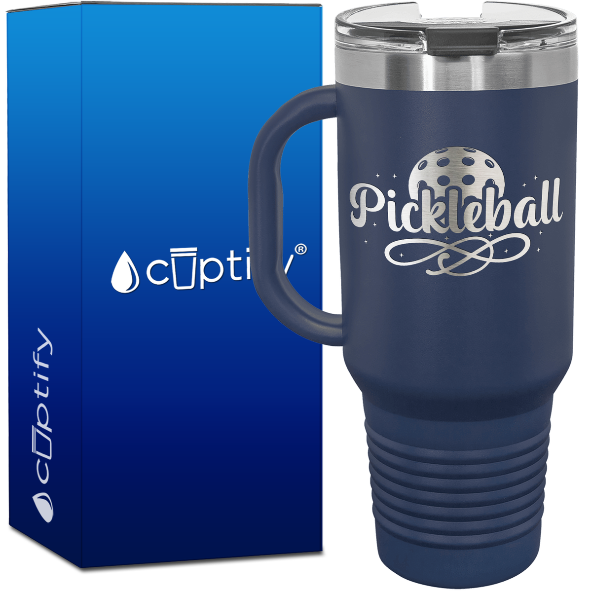 Pickleball 40oz Pickleball Travel Mug