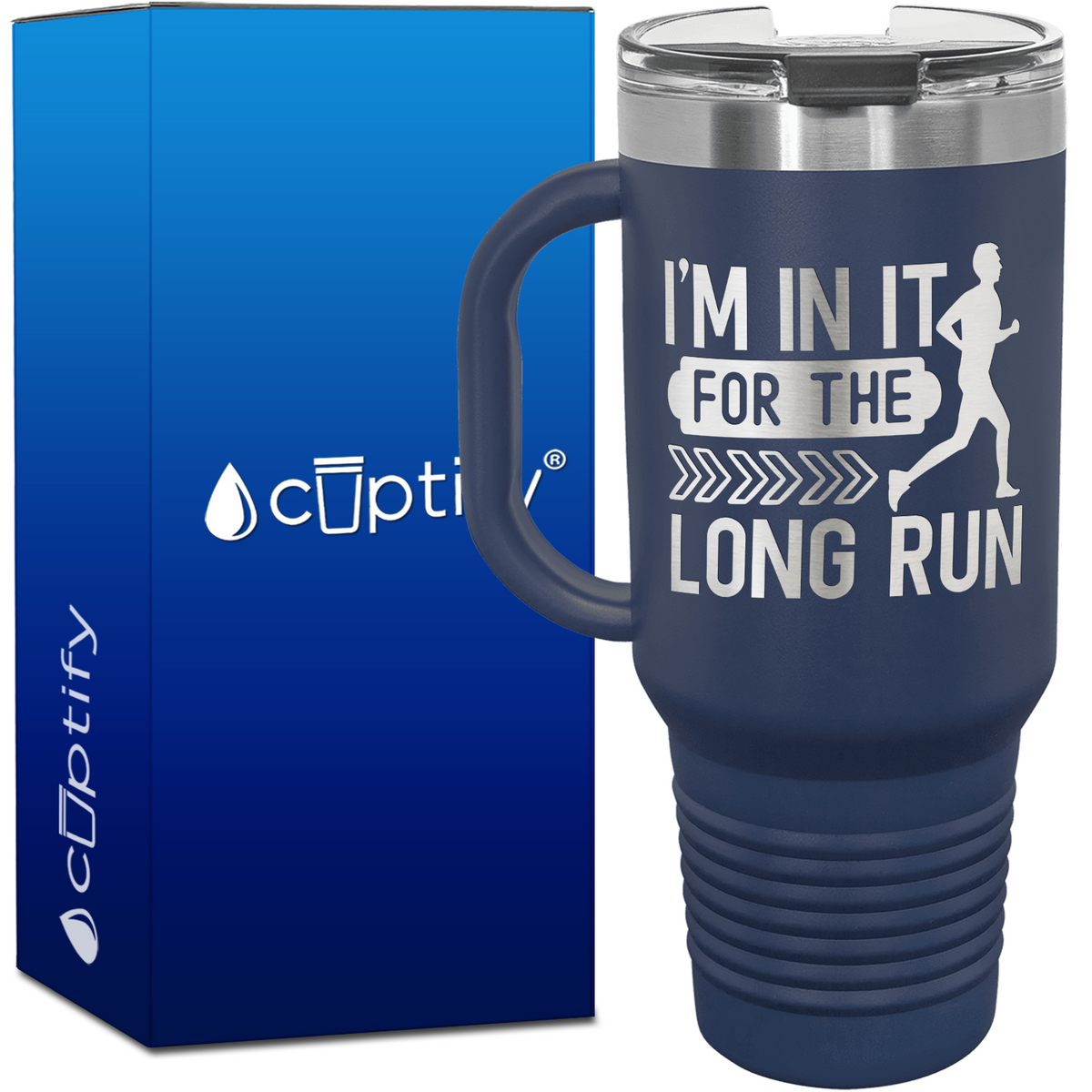 I'm in it for the Long Run 40oz Running Travel Mug