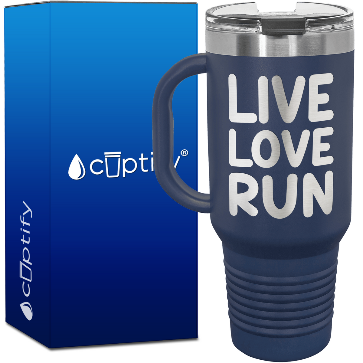 Live Love Run 40oz Running Travel Mug