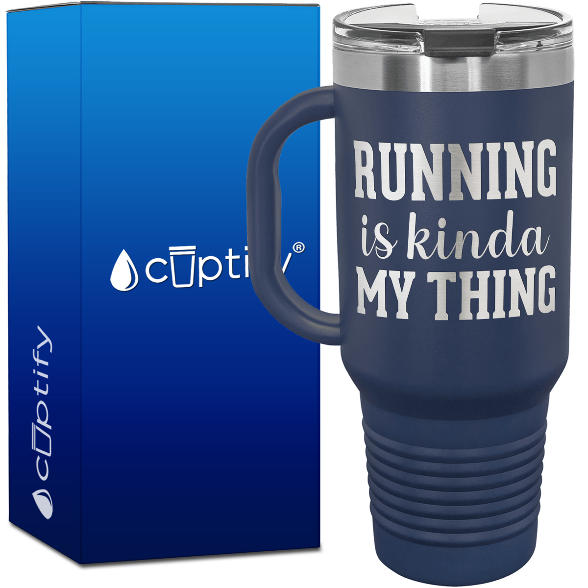 Running is Kinda My Thing 40oz Running Travel Mug