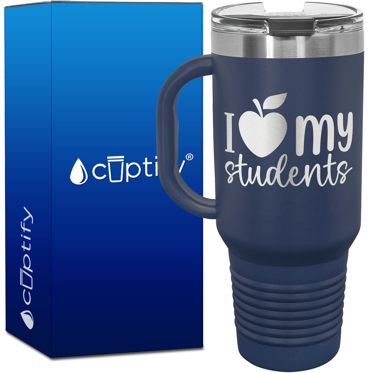 I Love My Students 40oz Teacher Travel Mug
