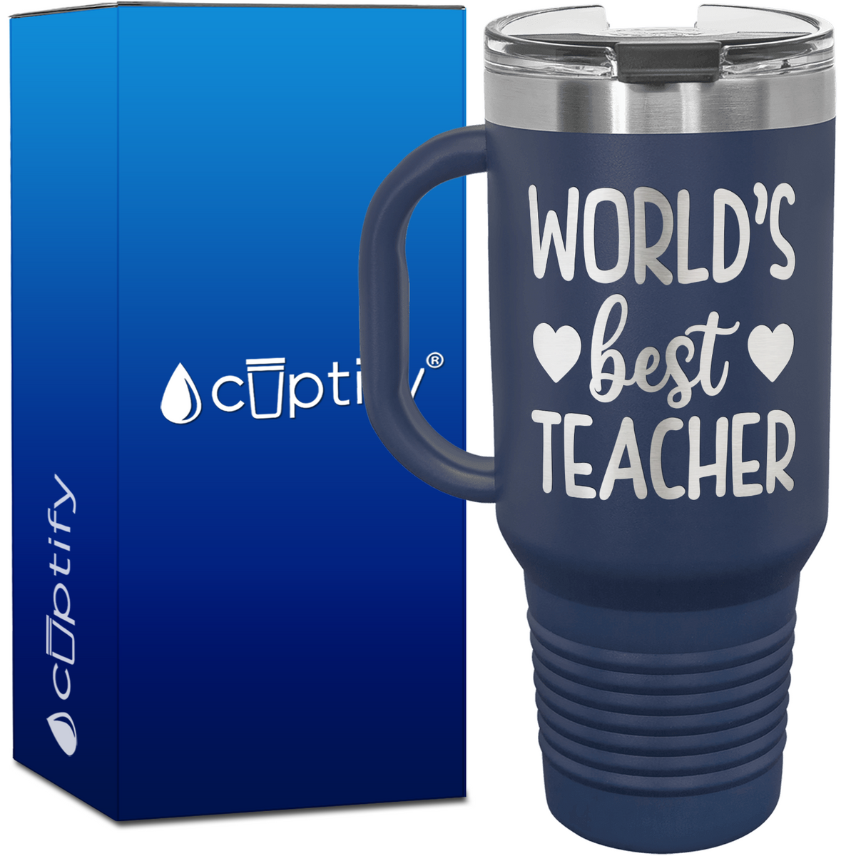 World's Best Teacher 40oz Teacher Travel Mug