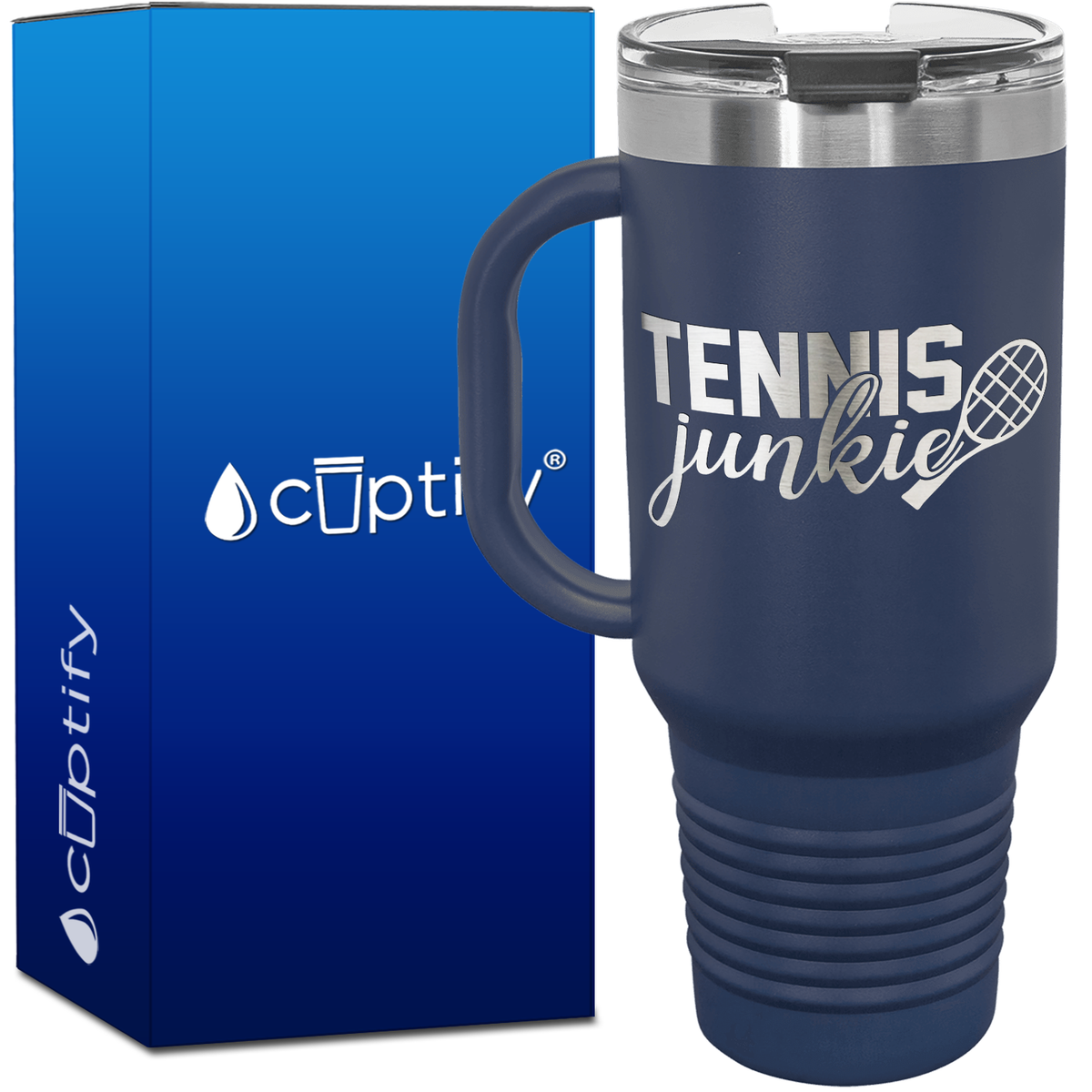 Tennis Junkie 40oz Tennis Travel Mug