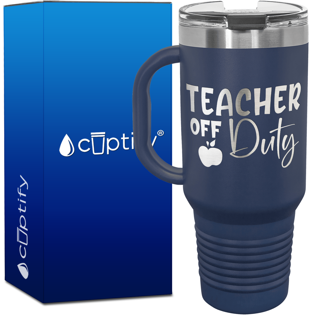 Teacher off Duty 40oz Teacher Travel Mug