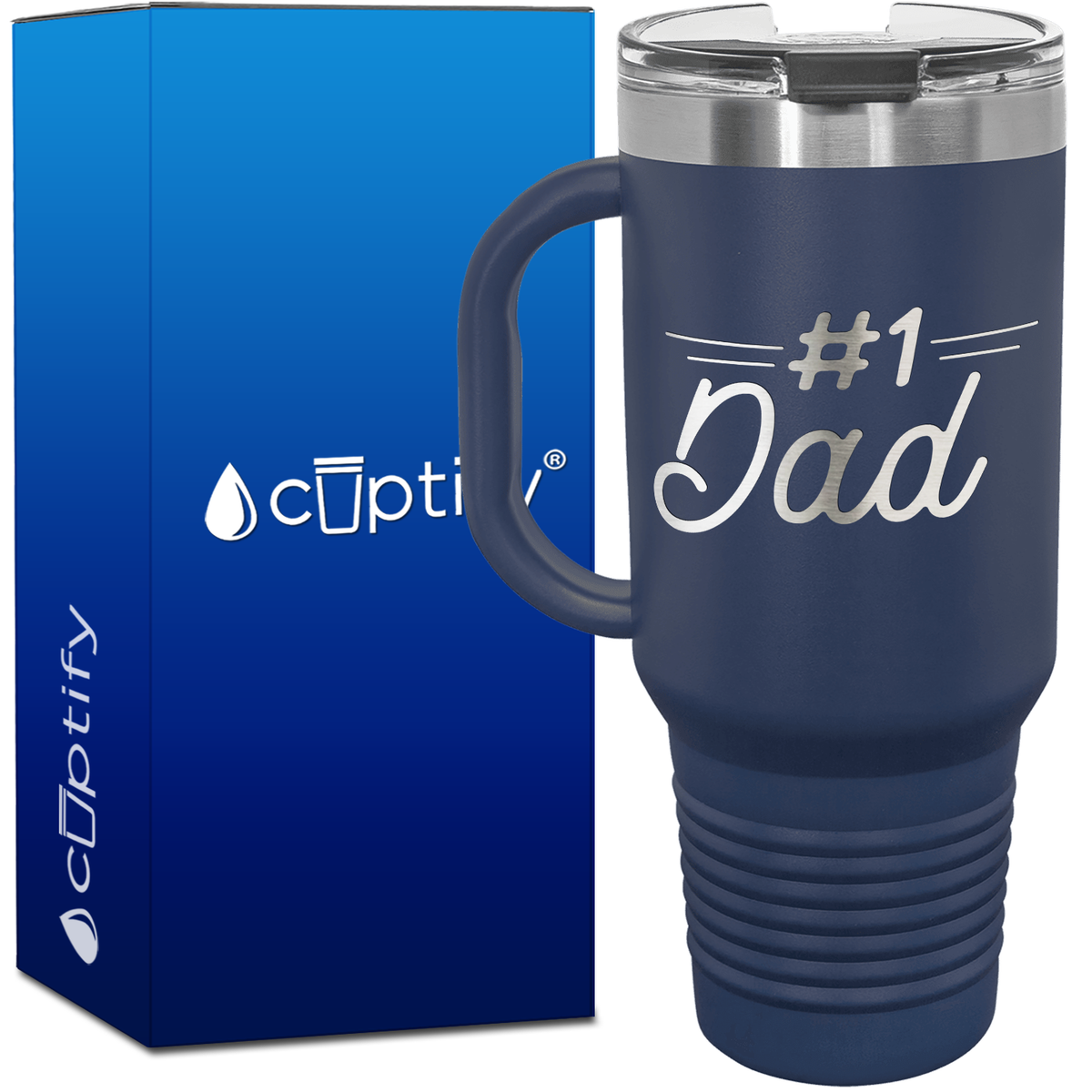 Number One Dad 40oz Dad Travel Mug