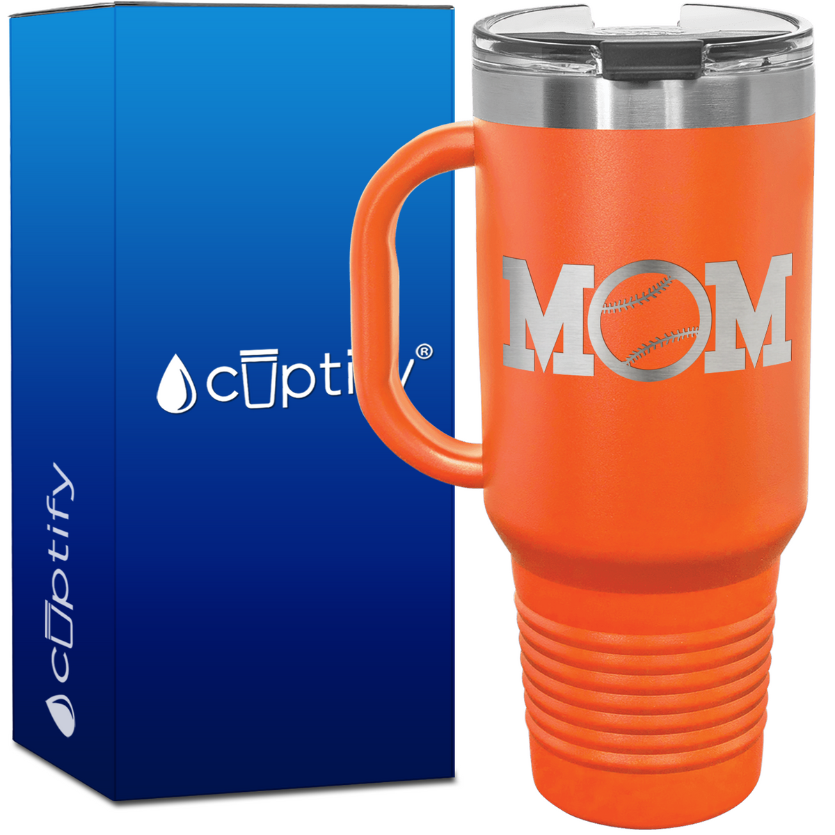 Baseball Mom 40oz Mom Travel Mug