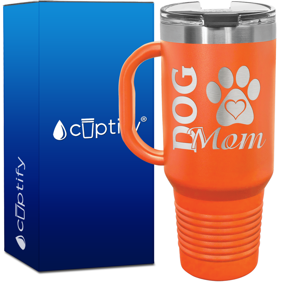 Dog Mom 40oz Mom Travel Mug