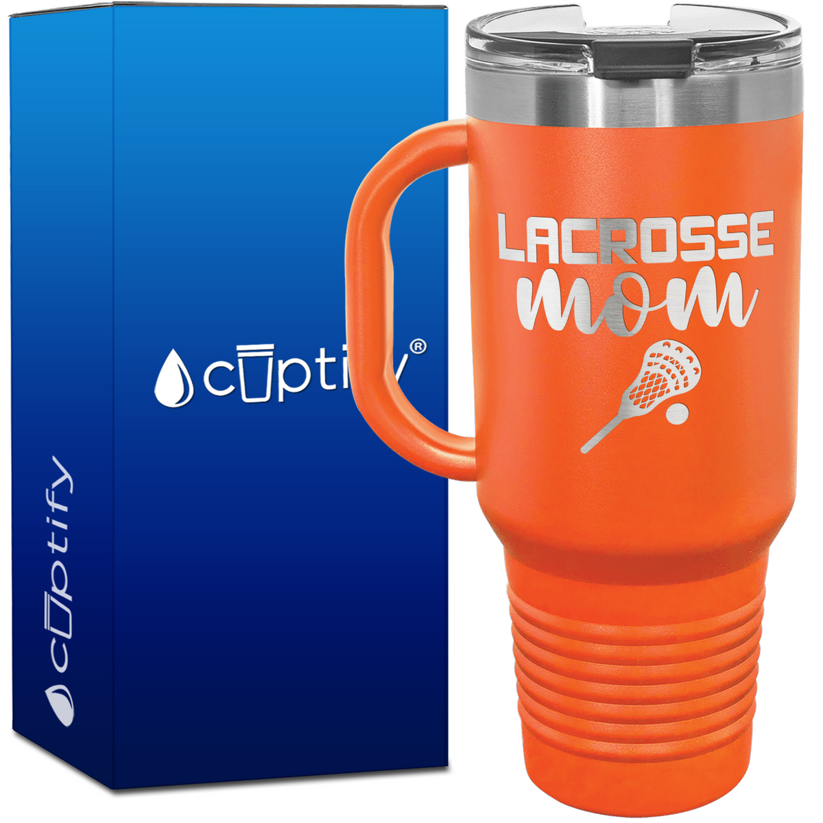 Lacrosse Mom 40oz Lacrosse Travel Mug
