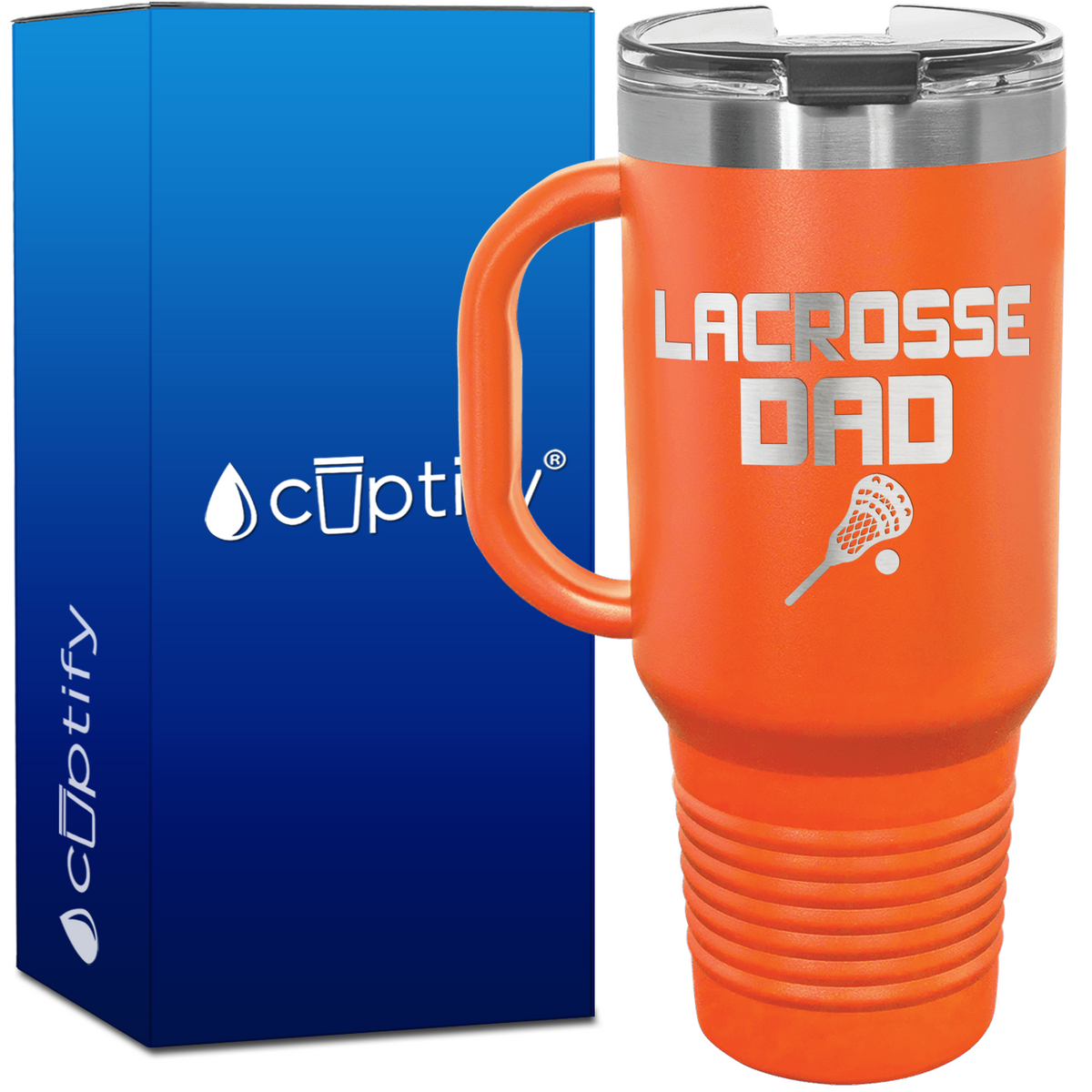 Lacrosse Dad 40oz Lacrosse Travel Mug