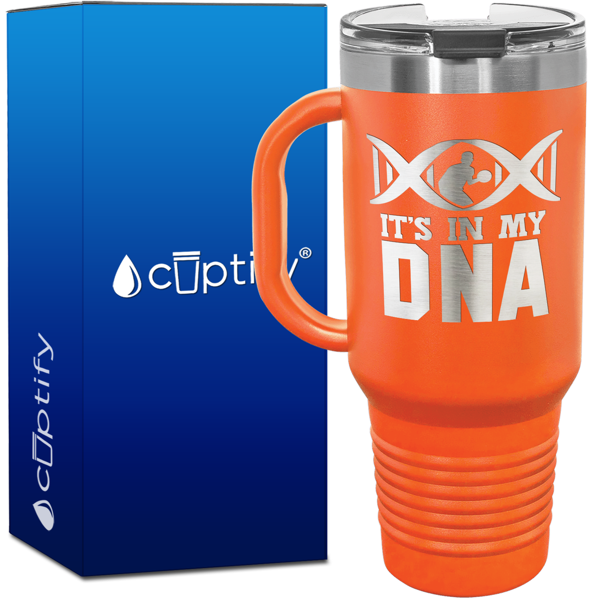 It's in My DNA 40oz Basketball Travel Mug