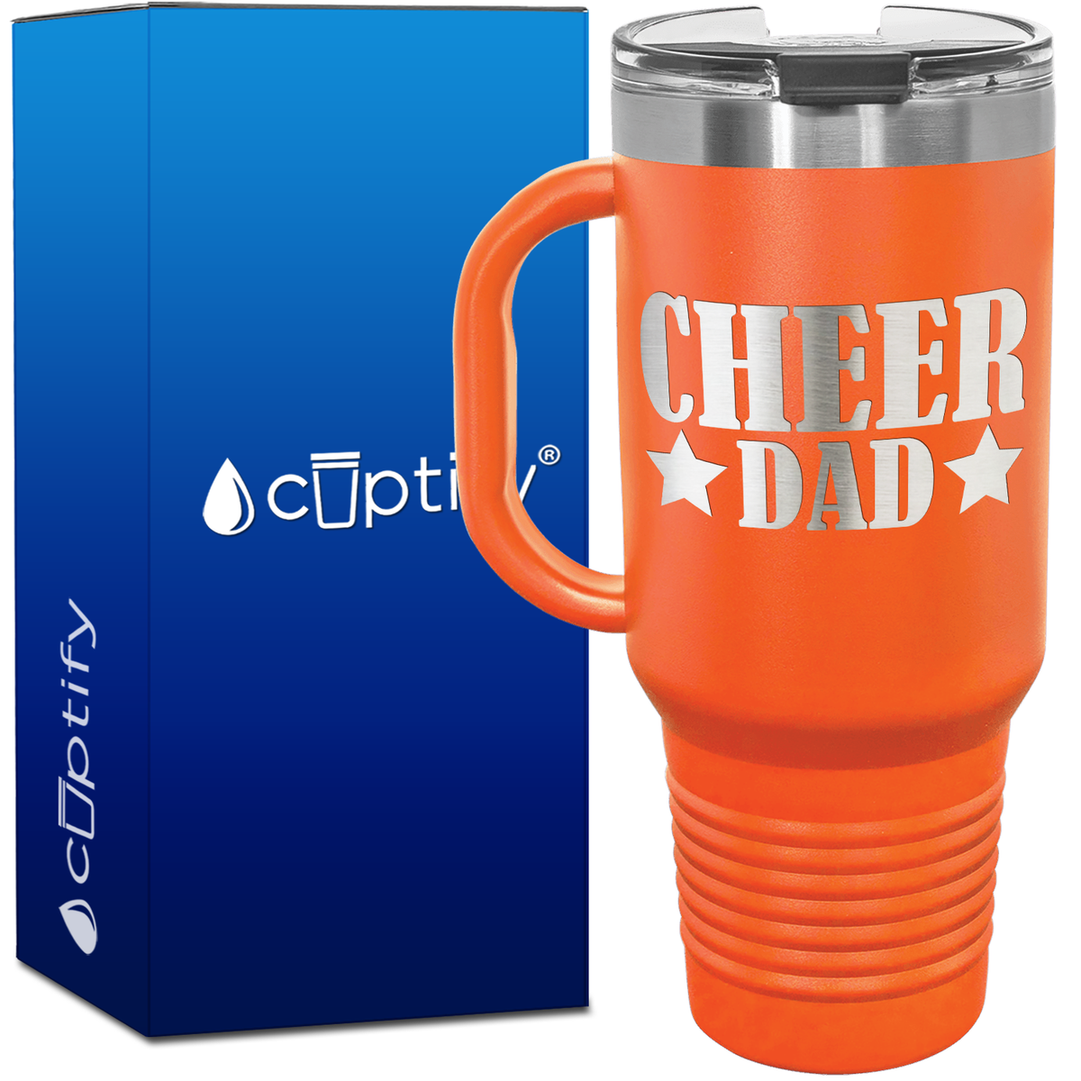 Cheer Dad 40oz Cheer Travel Mug