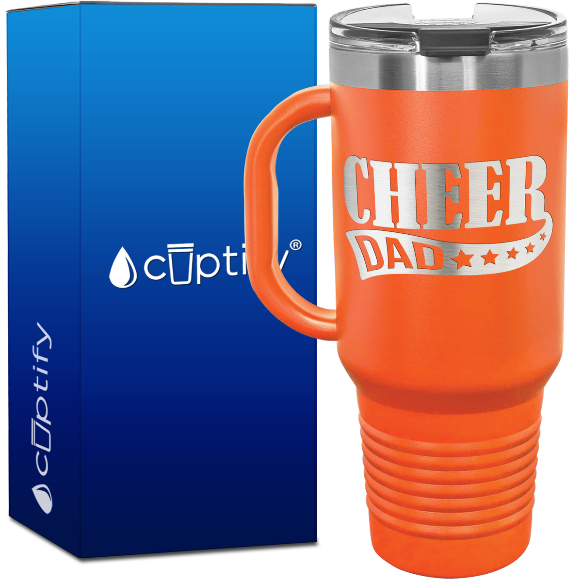 Cheer Dad 40oz Cheer Travel Mug