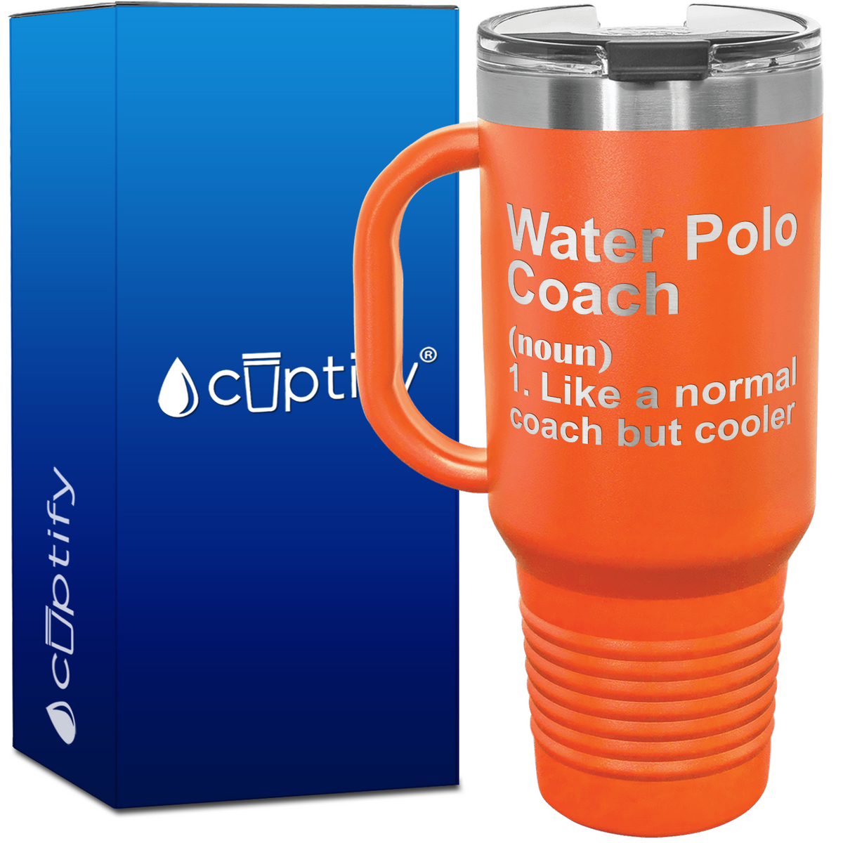 Water Polo Coach Definition 40oz Coach Travel Mug